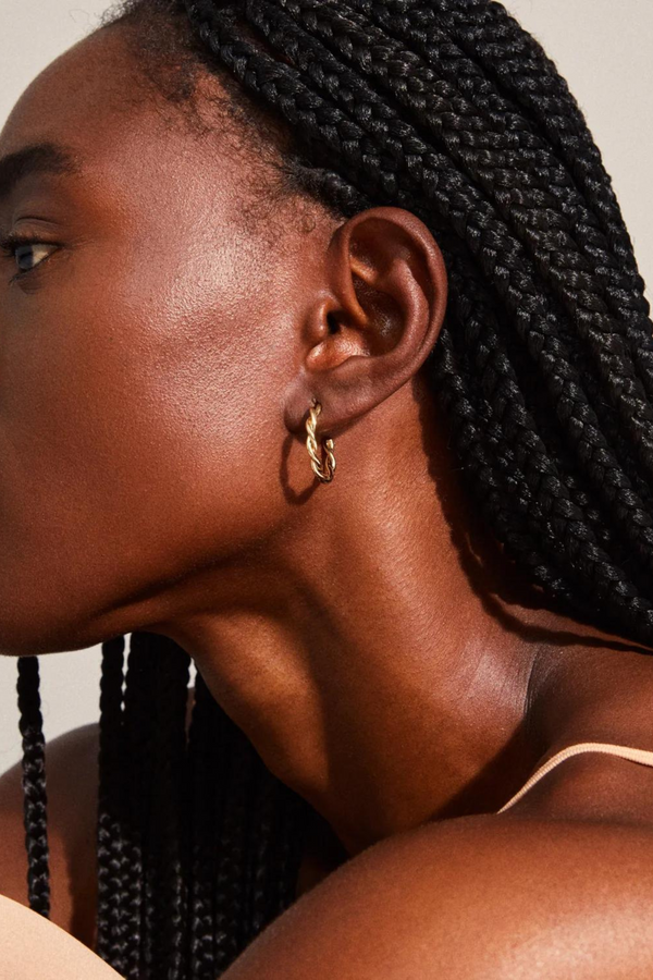 NAJA GOLD PLATED EARRINGS-MD