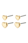 AFRODITTE GOLD PLATED 2-IN-1 SET EARRINGS