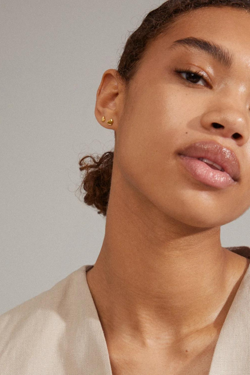 AFRODITTE GOLD PLATED 2-IN-1 SET EARRINGS